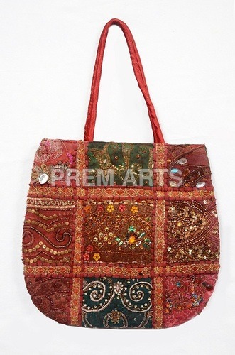 Multi Color Hand Bag Patch Work
