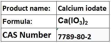 Calcium Iodate - White Crystalline Powder 99% Purity | Iodine Supplement Feed Additive Water Soluble
