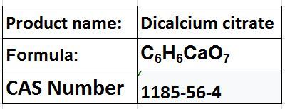 Dicalcium citrate