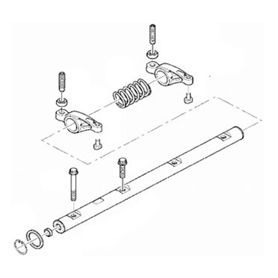 Rocker Assy - Steel Alloy, 1104C-44 | Durable Design, Easy Installation, Precise Engineering