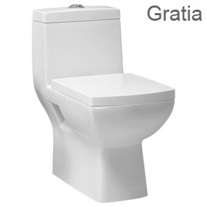 White Gratia One Piece Closet