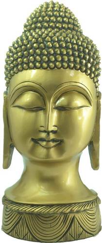 Golden Buddha Statue - Wooden
