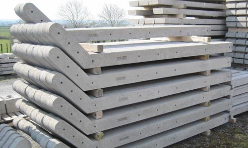 Concrete Bent Arm Security Posts