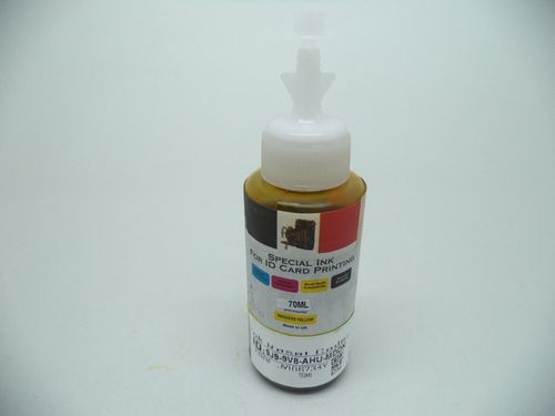 Yellow Special Id Card Dye Ink For Epson Printer