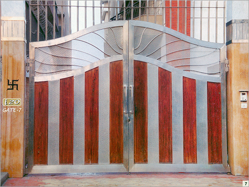 Designer Stainless Steel Gate