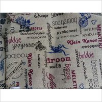 Printed Burlap Fabric
