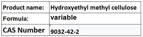 Hydroxyethyl methyl cellulose