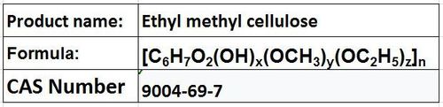 Ethyl Methyl Cellulose - Cellulose Derivative White Powder CAS 9004-69-7 | Thickener Emulsifier Stabilizer Binder Film Former