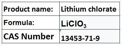 Lithium chlorate