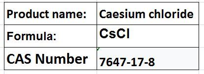 Caesium chloride