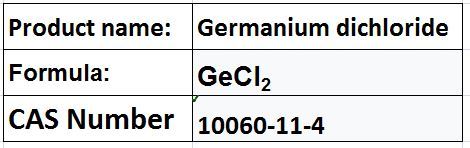 Germanium Dichloride Solid, GeCl2 99.99% Purity | Molecular GeCl2 Source, Sealed Container