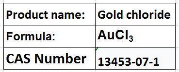 Gold chloride