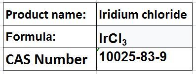 Iridium chloride