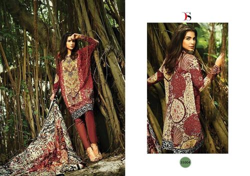 Fashion Designer Salwar Kamee Suit - Pure Pashmina With Embroidery, Maroon Color, Full Sleeves, Breathable & Washable Fabric 