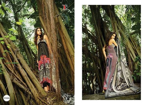 Fashion Designer Salwar Kamee Suit - Pure Pashmina with Embroidery, Gray and Red Color, Breathable and Quick Dry Features