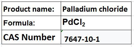 Palladium chloride
