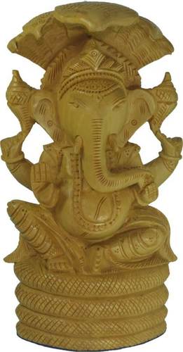 Wooden Beautiful Ganesha Statue