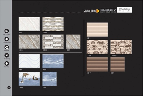 Renditions Tiles - Ceramic, 300x450mm, Glazed Beige | Premium Quality, Acid-Resistant, Antibacterial, Non-Slip, Rustic Finish