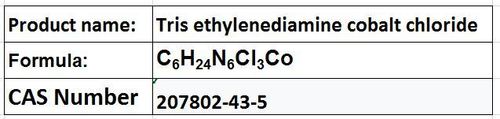 Tris ethylenediamine cobalt chloride
