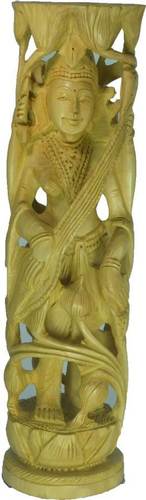 Beautiful Wooden God Statue