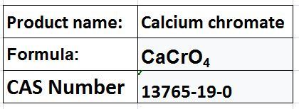 Calcium Chromate Dihydrate - Yellow Solid, CaCrOâ, Corrosion Inhibitor, Pigment