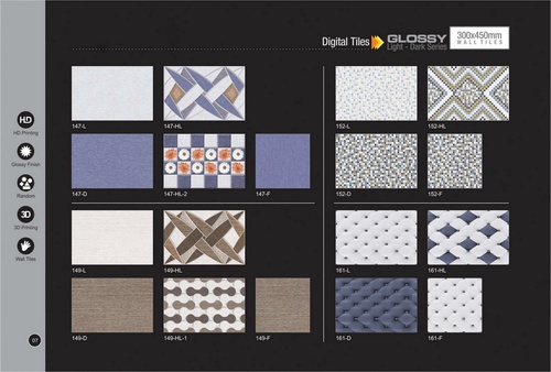 Blue Designer Ceramic Wall Tiles