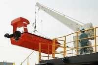 Single Arm Davit - Durable Aluminum Frame, 300 Lb Load Capacity, Compact Design, Versatile Applications