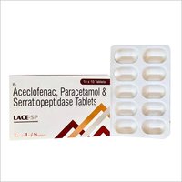Aceclofenac paracetamol serratiopeptidase Tablet