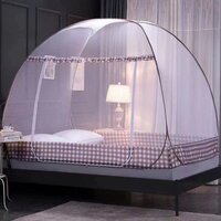 Nylon Mosquito Nets - King Size, Blue | 100% Protection, Flexible, Soft & Skin-friendly, Durable, Foldable, Easy To Store, Breathable Mesh