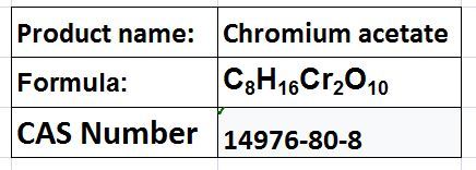 Chromium acetate