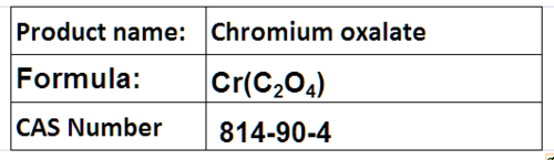 Chromium Oxalate - Crystalline, 1kg, CAS 814-90-4 | Reagent Grade, >99% Purity, Reducing Agent, Analytical Use