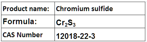 Chromium sulfide