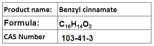 Benzyl Cinnamate - Crystalline, C16H14O2, CAS 103-41-3 | Fragrant, Fixative, Flavoring Agent