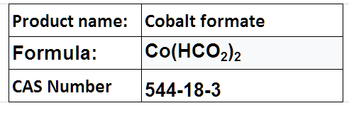 Cobalt Formate - Water Soluble Pink Powder, 99% Purity | Catalyst Preparation, High Purity, Reliable Source