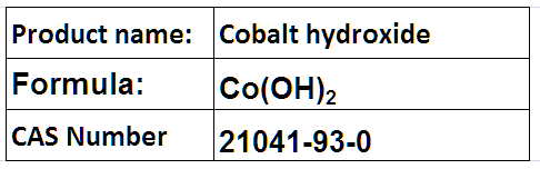 Cobalt hydroxide