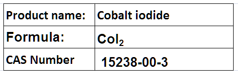 Cobalt Iodide - Crystalline Salt CoI2 99.9% Purity | Water Detection Solvent Testing Accurate Analysis