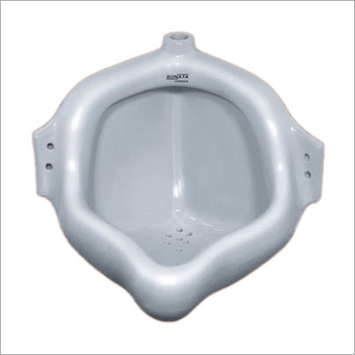 White Corner Urinal