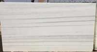 Albeta Marble - Makrana Slabs (15mm+) | White With Black Lining, Machine-cut Surface, Stunning Natural Art Piece