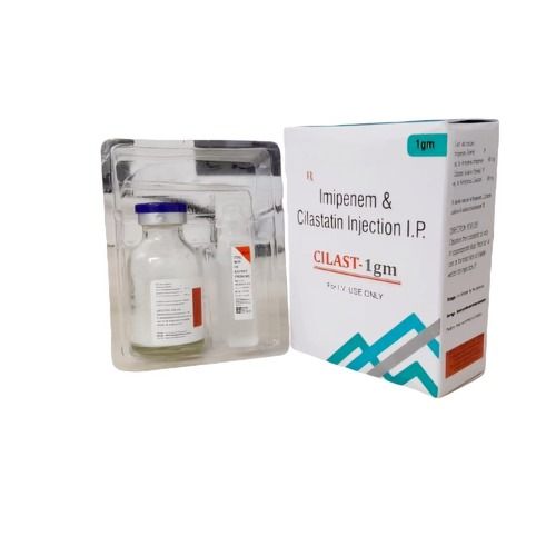 Imipenem Cilastatin Injection - 1 Vial Of 1000mg, Anti-bacterial Treatment For Severe Bacterial Infections, Administered By Healthcare Professional