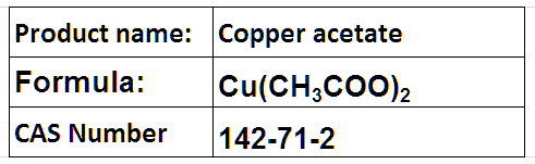 Copper acetate