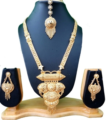 Golden Wedding Copper Gold Plated Necklace