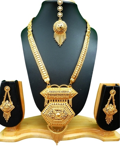 Golden Wedding Copper Gold Plated Necklace