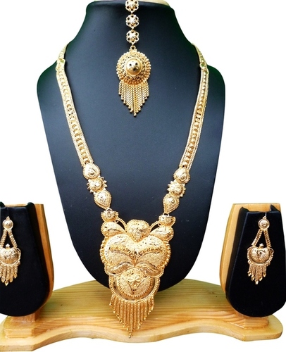 Golden Wedding Copper Gold Plated Necklace