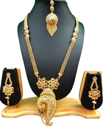 Golden Wedding Copper Gold Plated Necklace