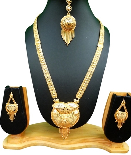 22K Gold Plated Fashion Copper Tikka Set