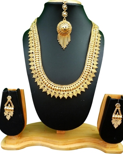 Golden Wedding Copper Gold Plated Necklace