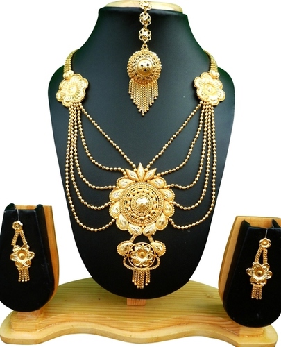 Golden Wedding Copper Gold Plated Necklace
