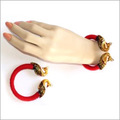 Red Meenakari Bangles