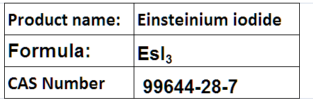 Einsteinium iodide