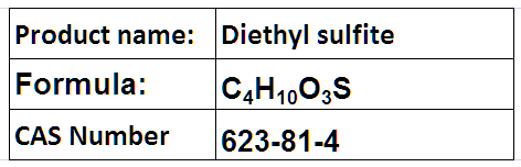 Diethyl Sulfite - Sulfurous Acid Ester, Boiling Point 161 °C, Density 1.11 g/mL | Mold Inhibitor, Antioxidant, Polymer Additive